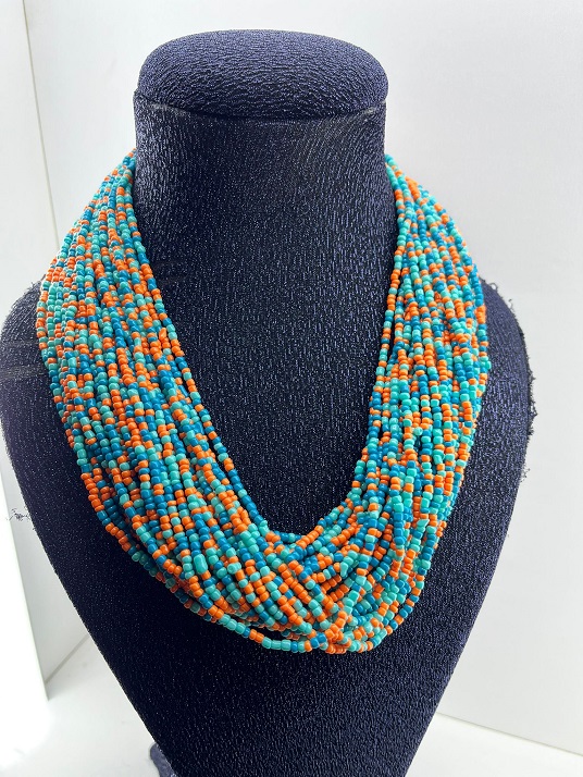 Boncuk Kolye Turkuaz