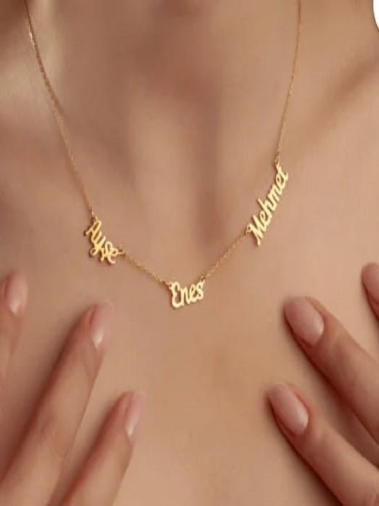 925 ayar gümüş  Gümüş isimli kolye