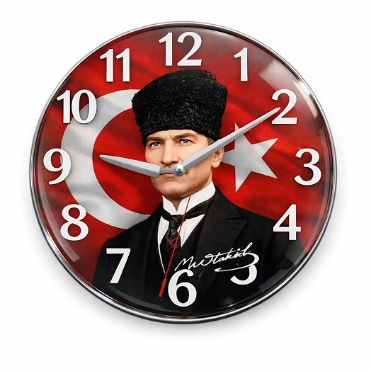 Duvar Saati Atatürk Temalı
