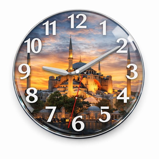 Duvar Saati Ayasofya Temalı