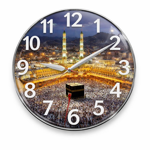 Duvar Saati Kabe Temalı